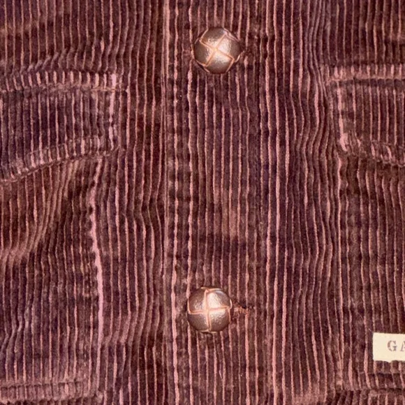 Baby Gap Toddler Brown Corduroy Hooded Jacket 5 Years Lined Utility Coat - Picture 9 of 10